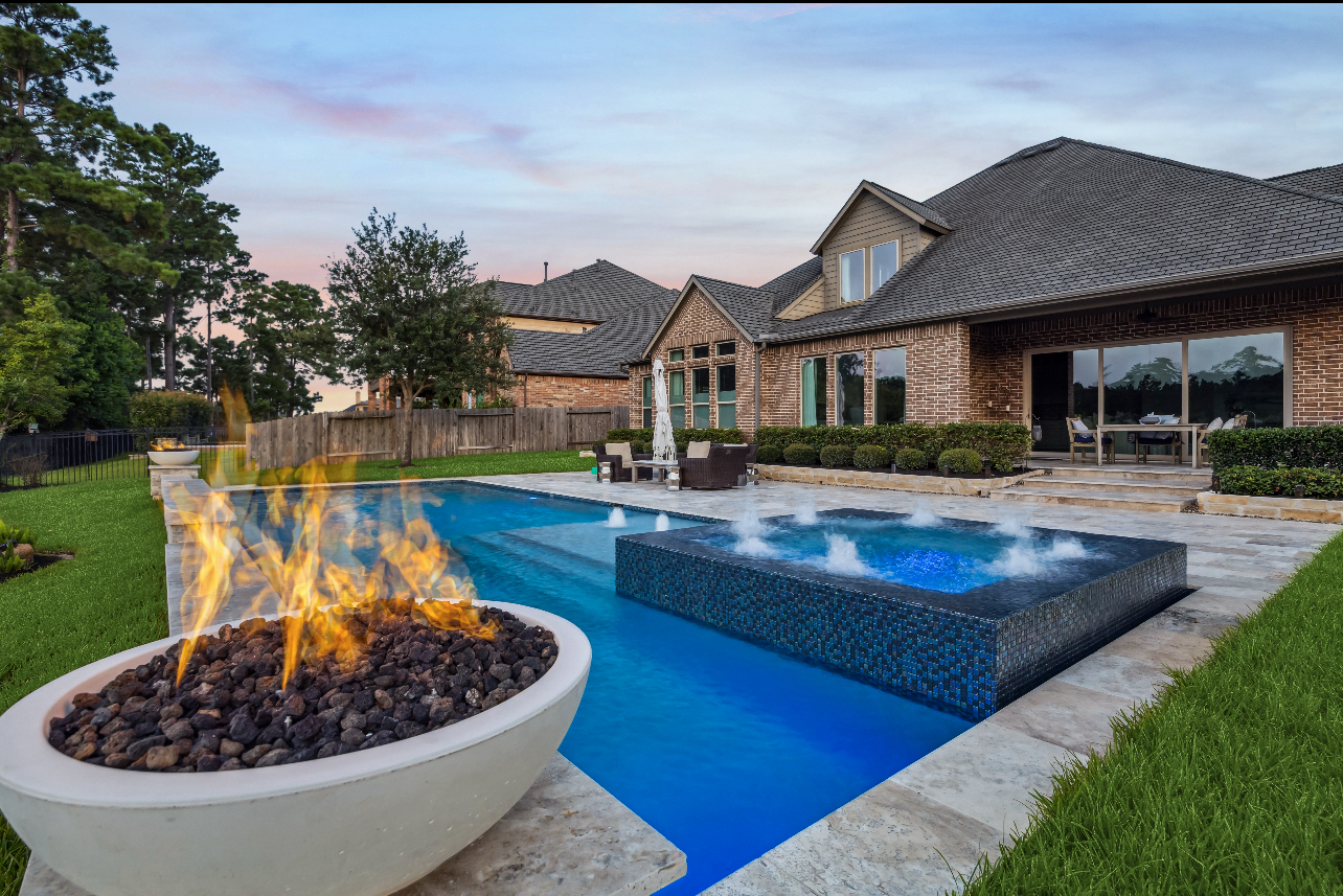 Tropical Oasis with Stone Patio